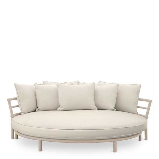 Outdoor Bed Laguno Sand/Lewis Off-White/Grey