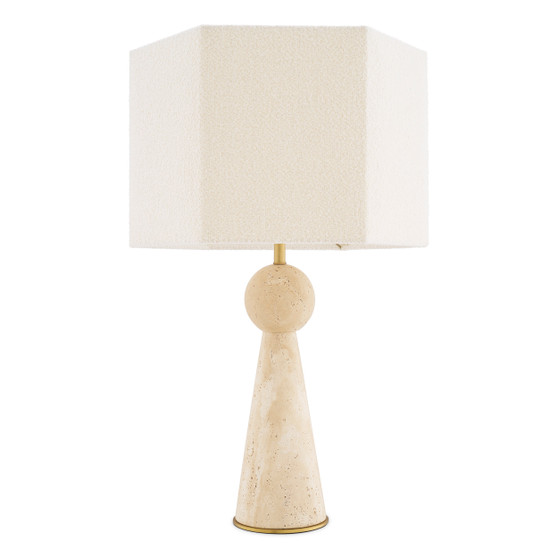 Table Lamp Novak Travertine