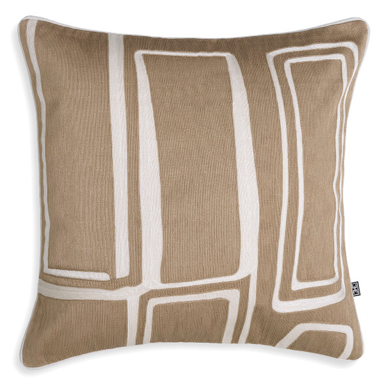 Cushion Ribeira Beige/White
