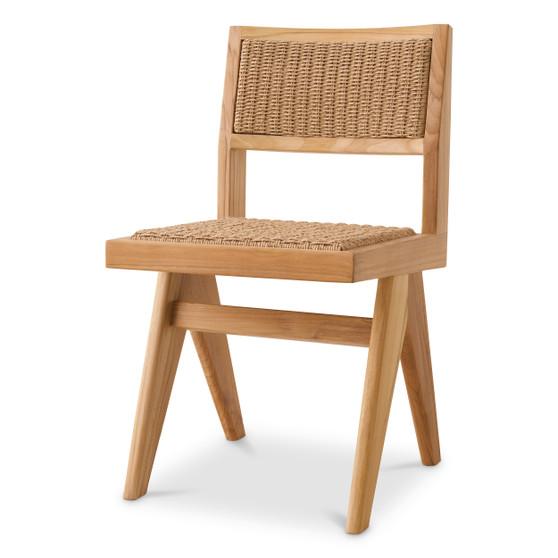 Outdoor Dining Chair Niclas Natural Teak