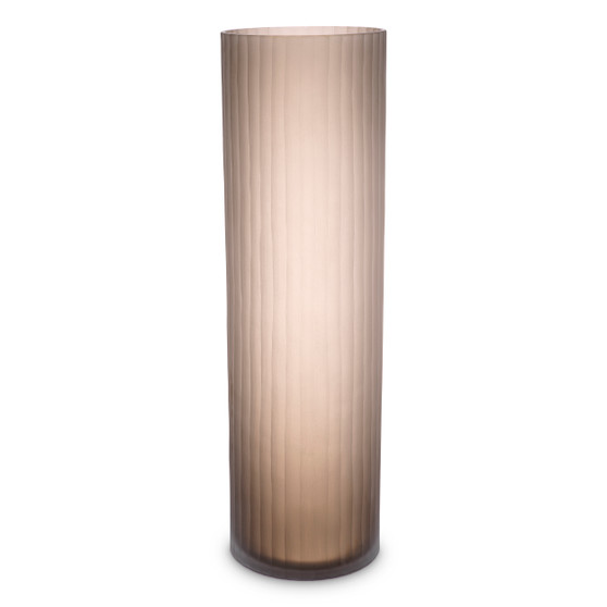 Vase Haight L Frosted Brown