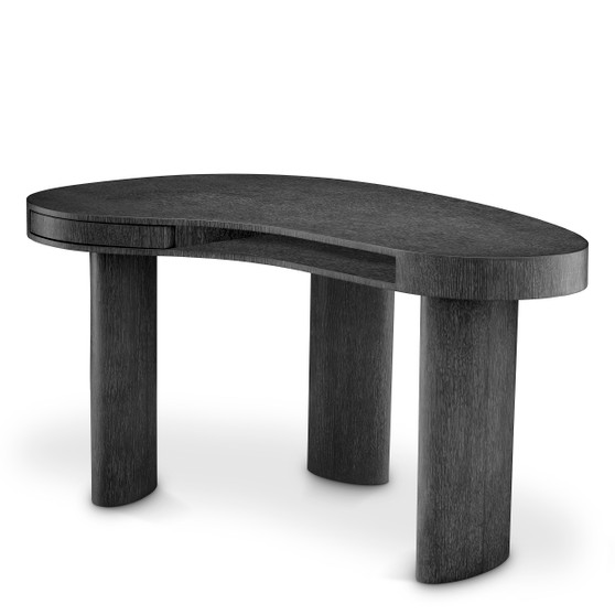 Desk Vence Charcoal Grey Oak Veneer