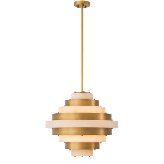 Chandelier Lazzari Antique Brass Finish