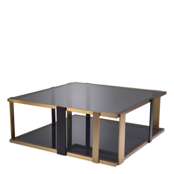 Coffee Table Clio Brushed Brass Finish