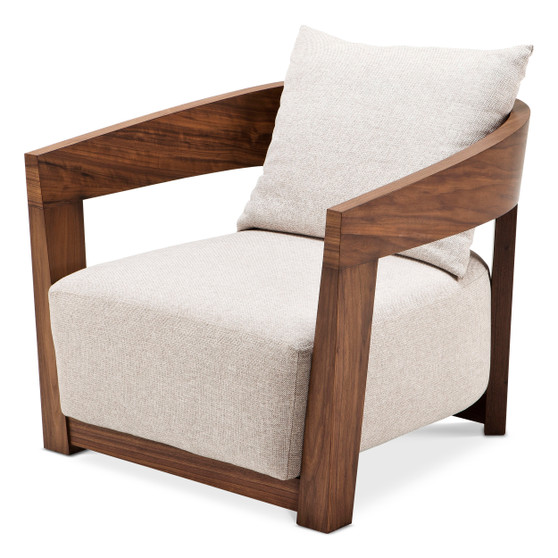 Chair Rubautelli Walnut Veneer/Loki Natural