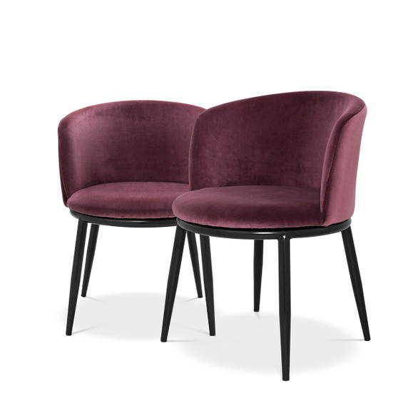 Dining Chair Filmore Cameron Purple Set of 2