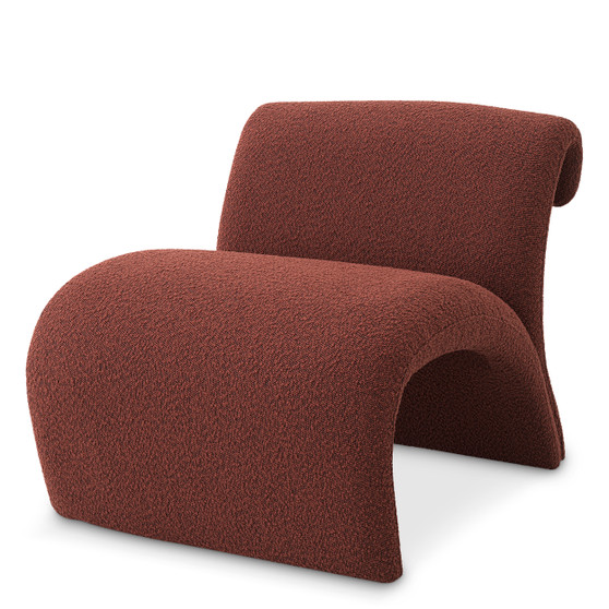 Chair Vignola Bouclé Rouge