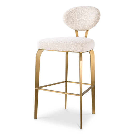 Bar Stool Dorrego Bouclé Cream