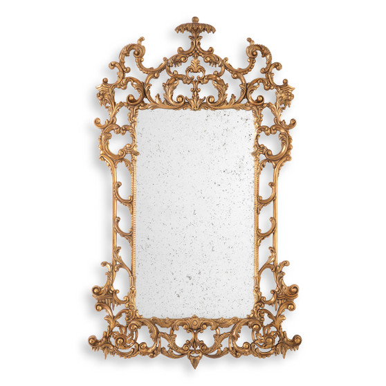 Mirror Rococo Antique Gold Finish