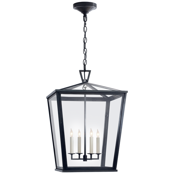 Darlana Medium Hanging Lantern in Bronze