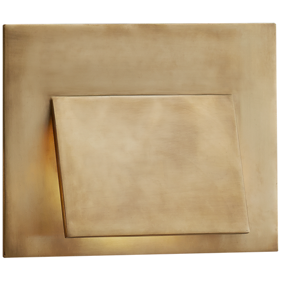 Esker Envelope Sconce in Antique-Burnished Brass