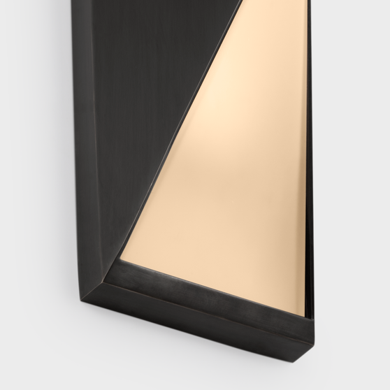 Stretto 24" Sconce in Bronze with Frosted Glass
