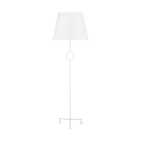 Montour Large Floor Lamp, Matte White