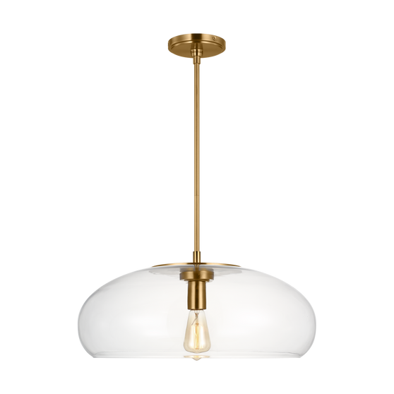 Largo Extra Large Pendant, Burnished Brass