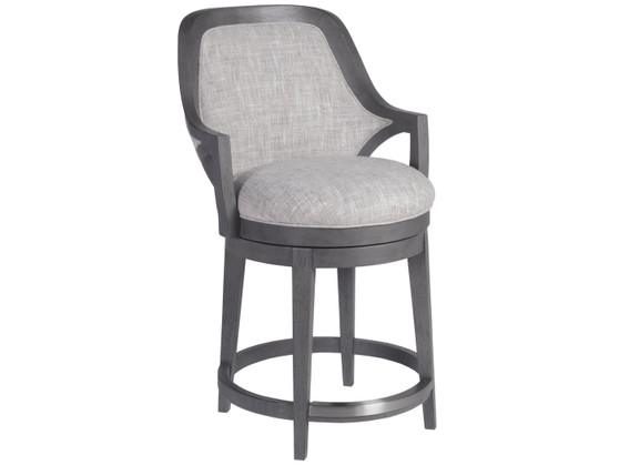 Appellation Upholstered Swivel Counter Stool