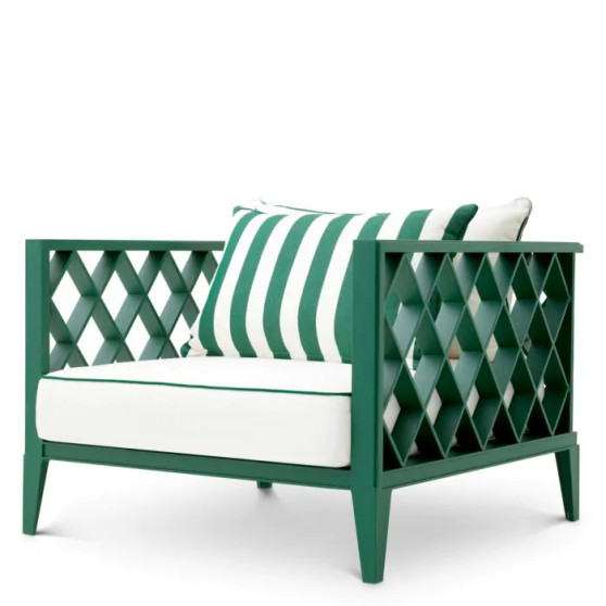 Outdoor Chair Ocean Club Green Blaise Off-White Florent Green