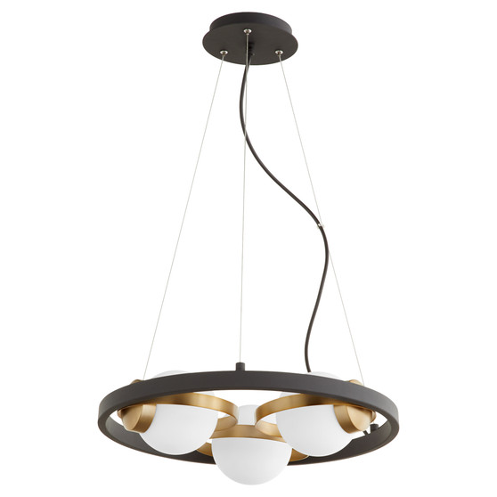 Nimbus 3 Light Chandelier - Black