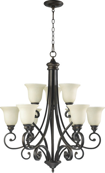 Bryant 9 Light Chandelier - Bronze