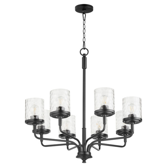 Starky 8 Light Chandelier - Black