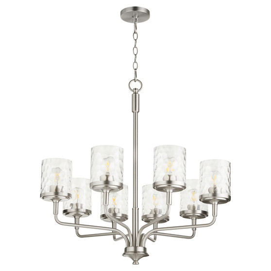 Starky 8 Light Chandelier - Nickel