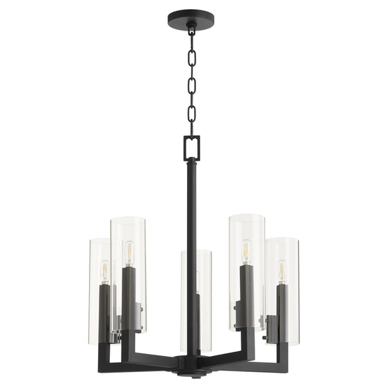 Hin 5 Light Chandelier - Black