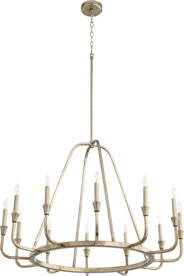 Marquee 12 Light Chandelier - Silver
