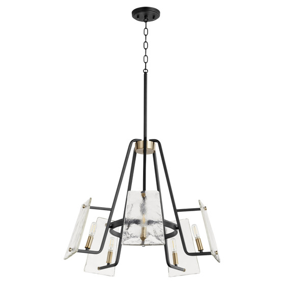 Tioga 5 Light Chandelier - Black