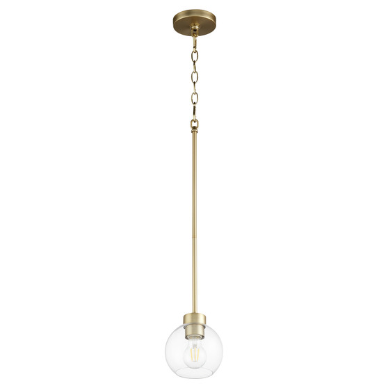 Volan 1 Light Pendant - Brass
