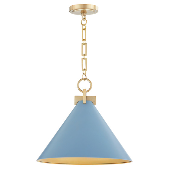 Jackson 16" Pendant - Aged Brass