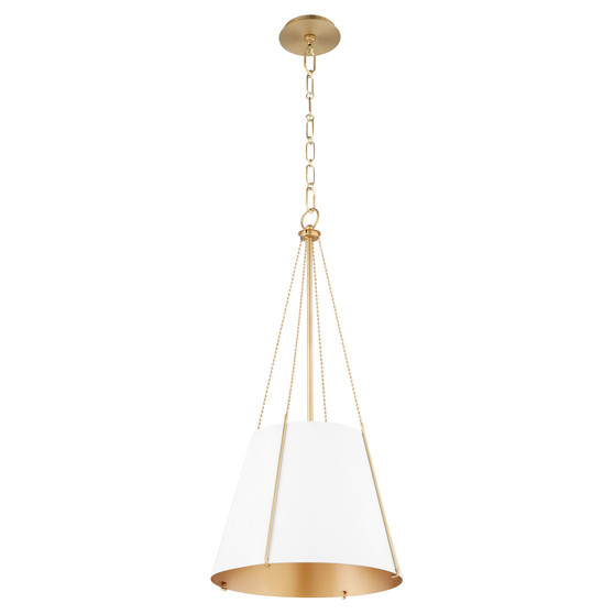 Denise 15" 1 Light Pendant - Studio White