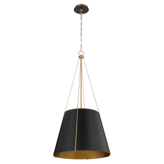 Denise 18" 1 Light Pendant - Matte Black