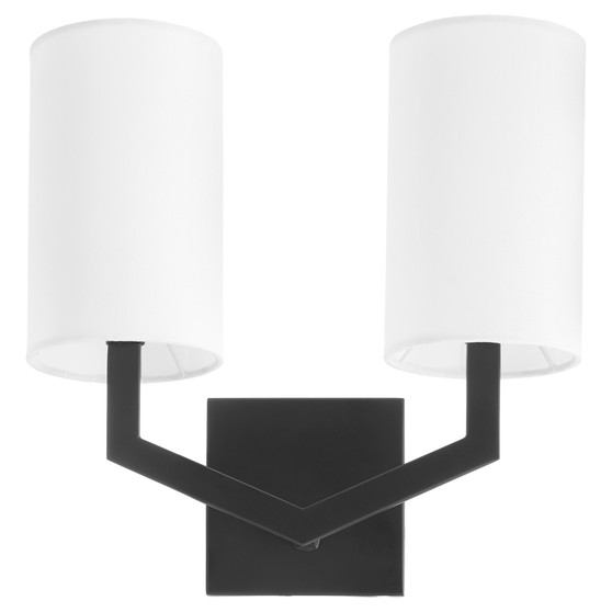 Bolivar 2 Light Wall Mount - Black