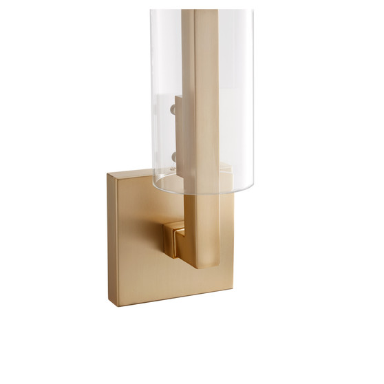 Hin 1 Light Wall Mount - Brass