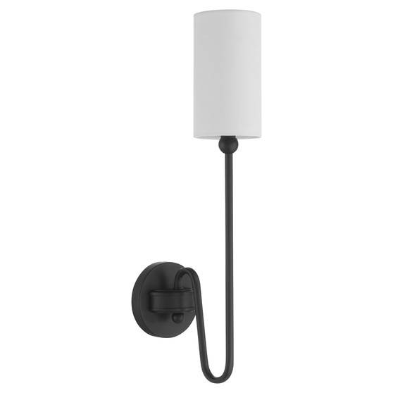Charlotte 1 Light Wall Mount - Black