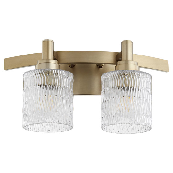Stadium 2 Light Vanity - Brass