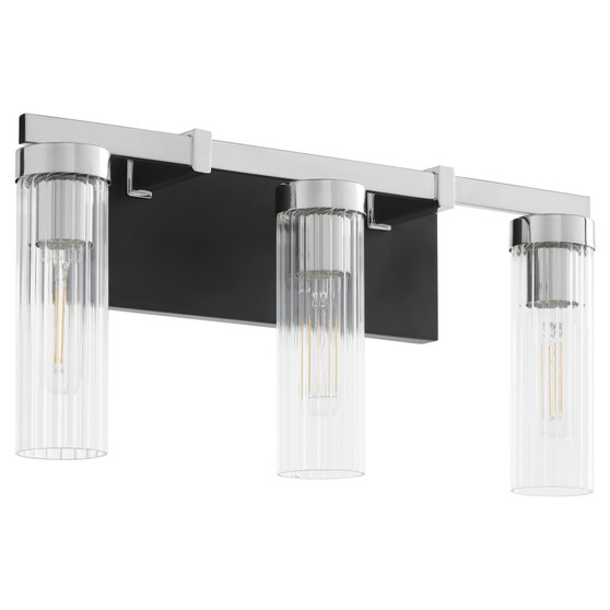 Kilbey 3 Light Vanty Black