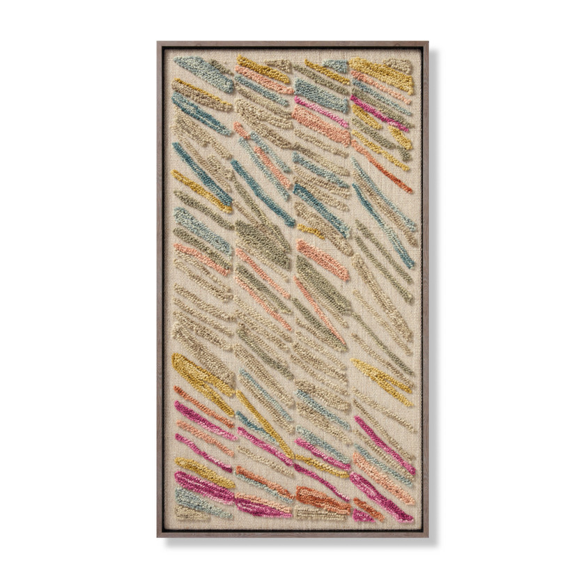 Loloi Carried Away Beige  Multi 4-4 X 2-4 Wall Art