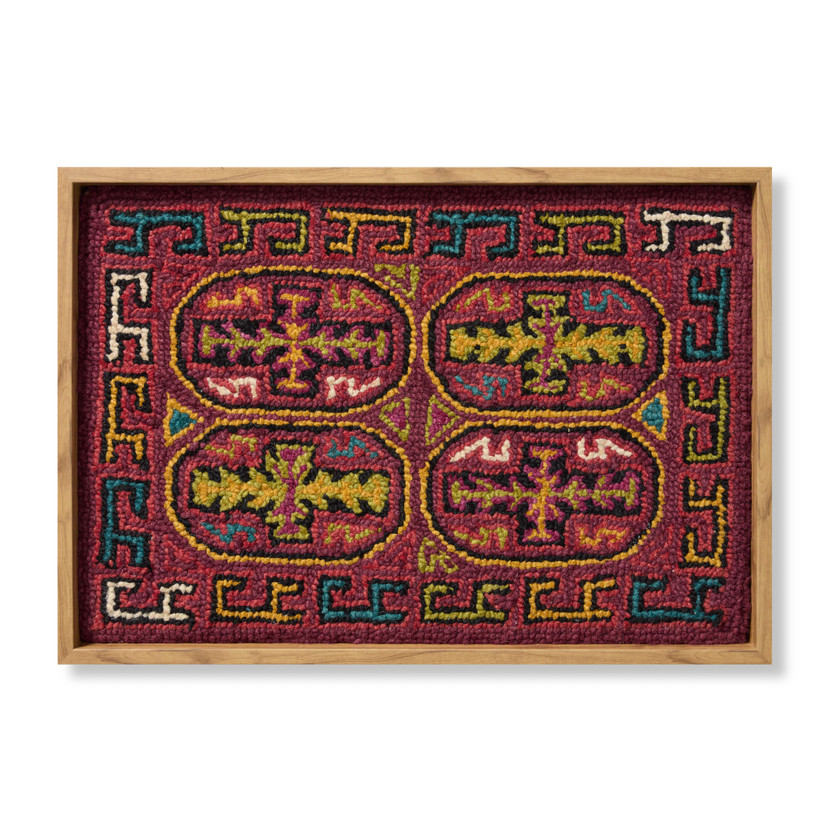 Loloi Galu Red  Multi 2-2 X 1-6 Wall Art