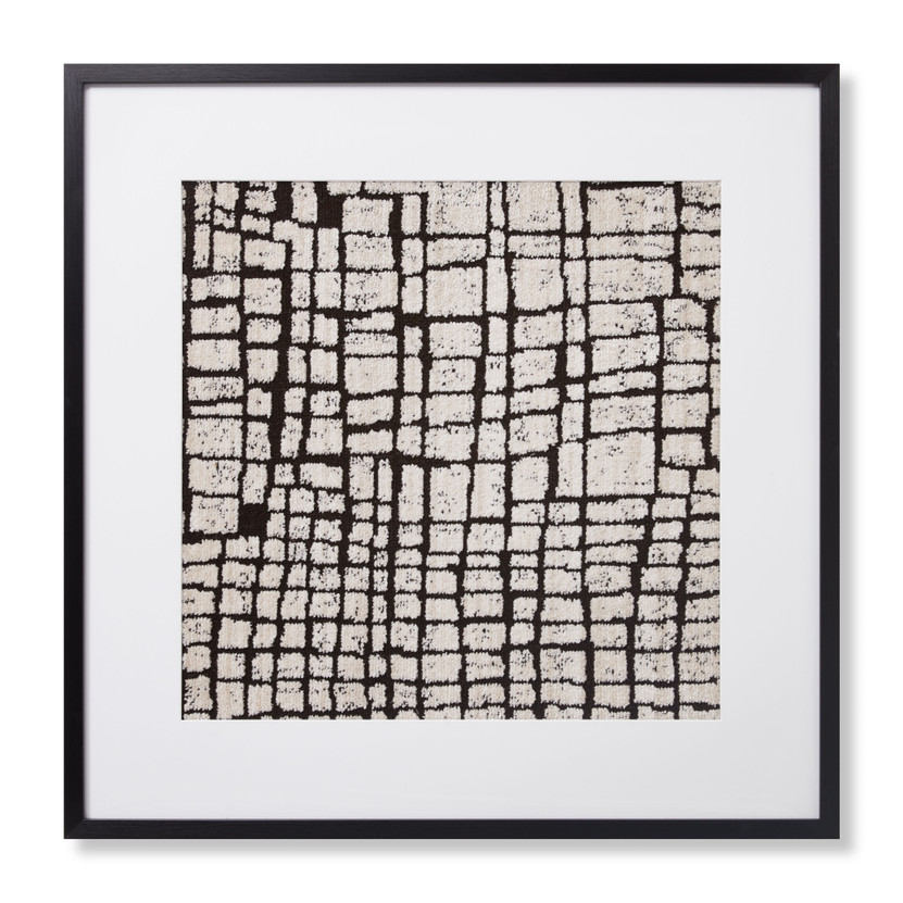 Loloi Stained Glass Multi  Ivory 3-4 X 3-4 Wall Art