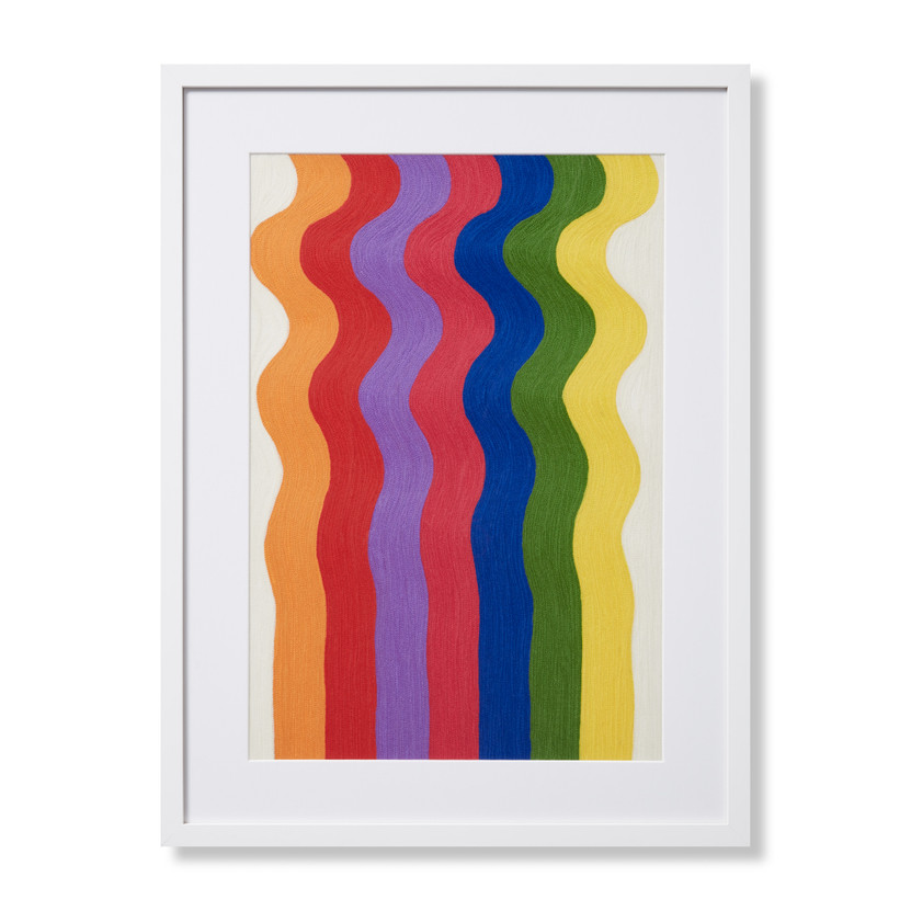 Loloi Inclusion Multi  Ivory 2-5 X 1-10 Wall Art