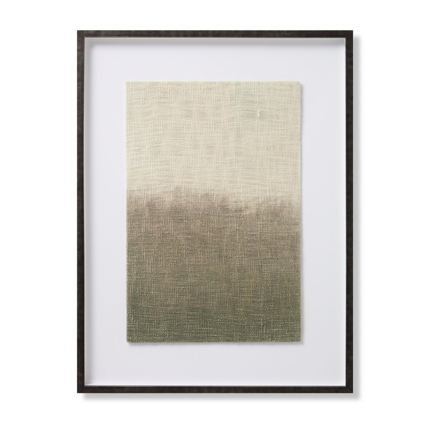 Loloi Dirty Martini Green  Ivory 2-7 X 2-1 Wall Art