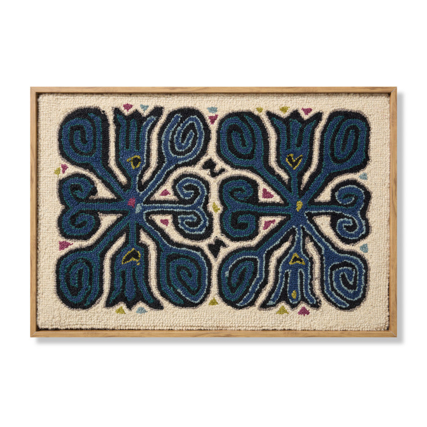 Loloi Lulo Black  Ivory 3-2 X 2-2 Wall Art