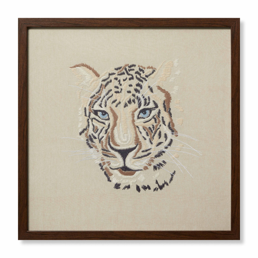 Loloi Tiger Beige  Ivory 2 x 2 Wall Art