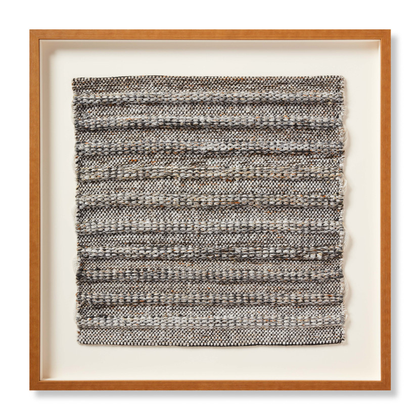 Loloi Traipse Black  Ivory 2-4 X 2-4 Wall Art