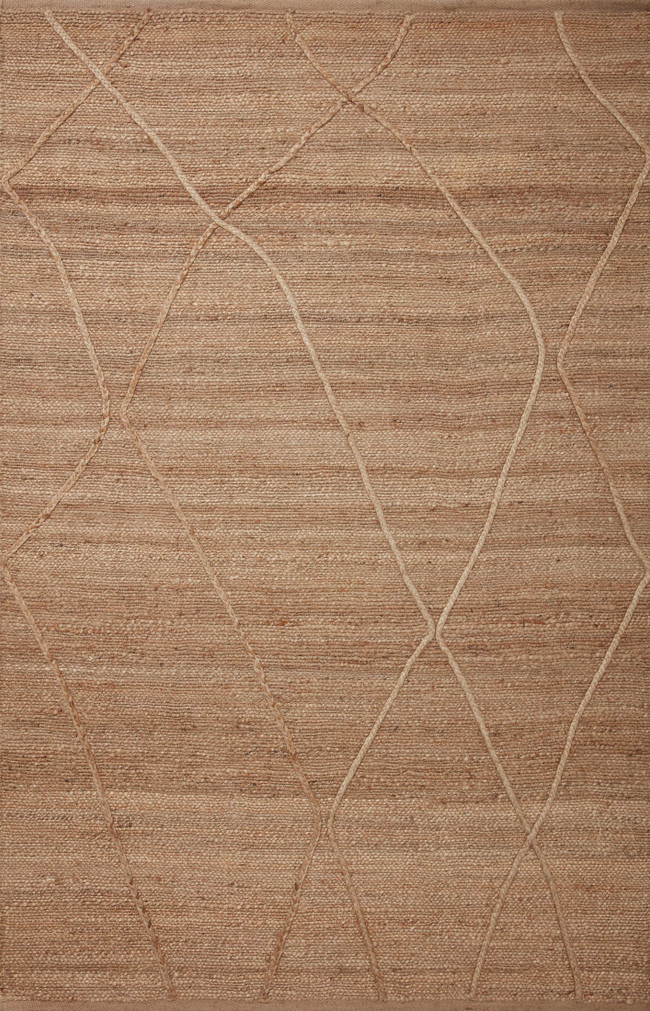 Loloi II Bodhi Natural 18 x 18 Sample Rug