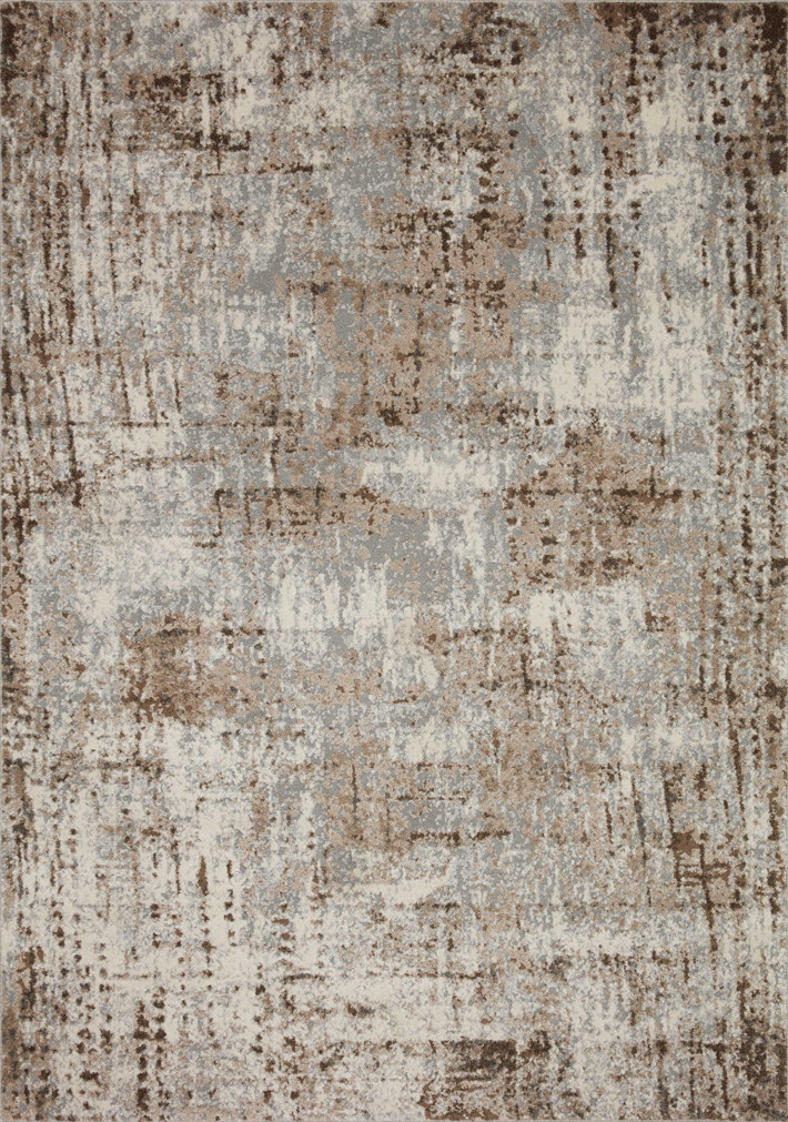 Loloi II Austen Natural  Mocha 18 x 18 Sample Rug