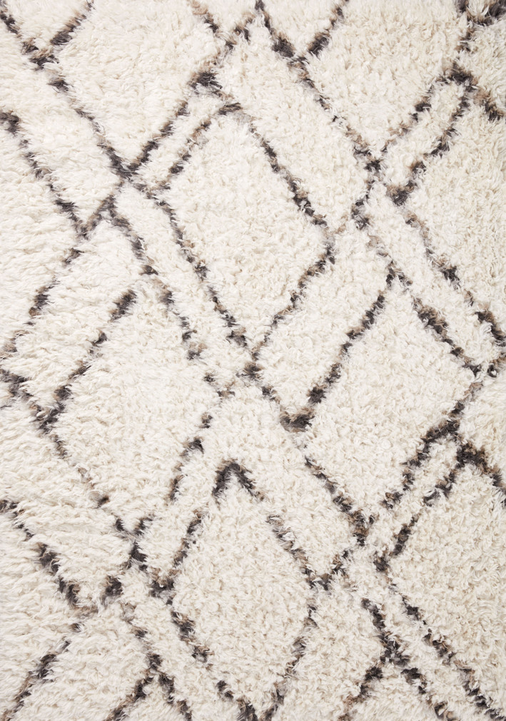 Angela Rose x Loloi Amira Ivory  Bark 18 x 18 Sample Rug