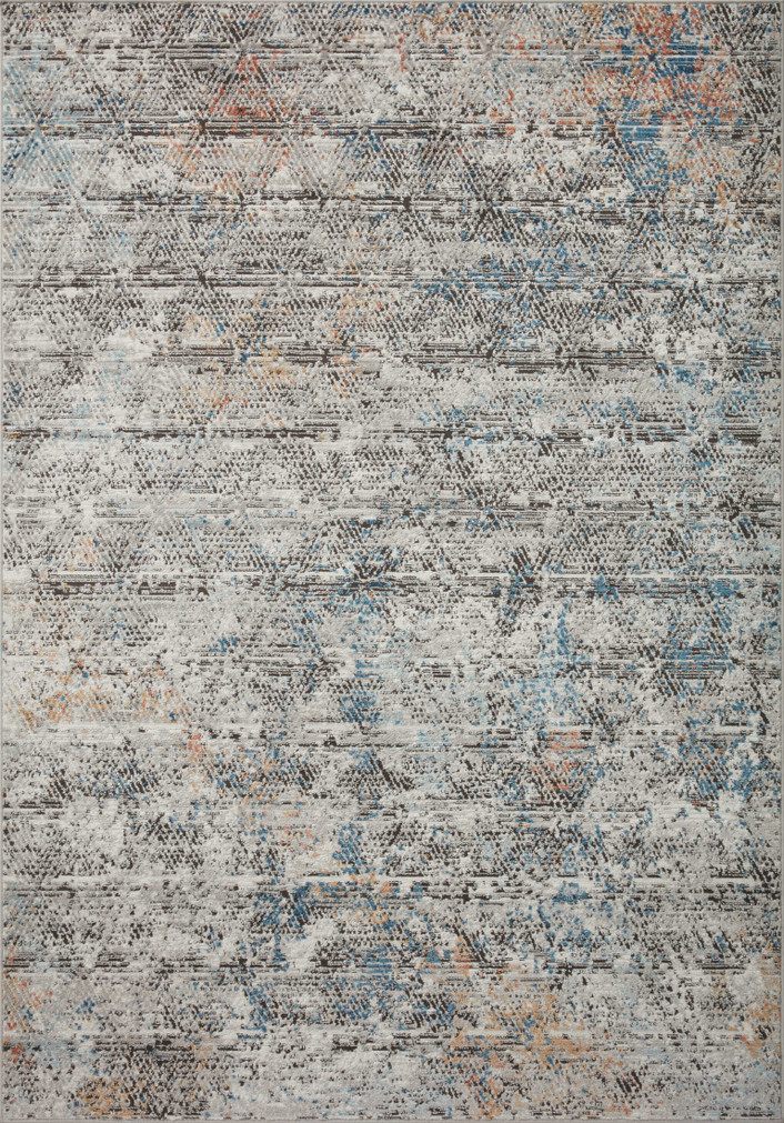 Loloi II Bianca Grey  Multi 18 x 18 Sample Rug