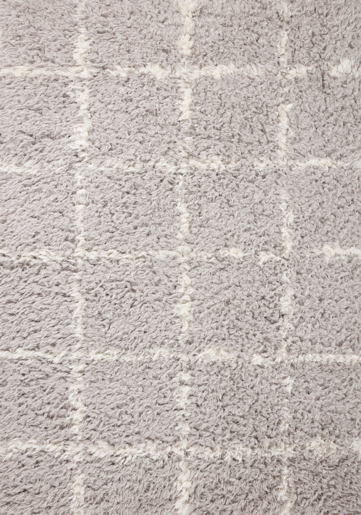 Angela Rose x Loloi Amira Silver  Ivory 18 x 18 Sample Rug