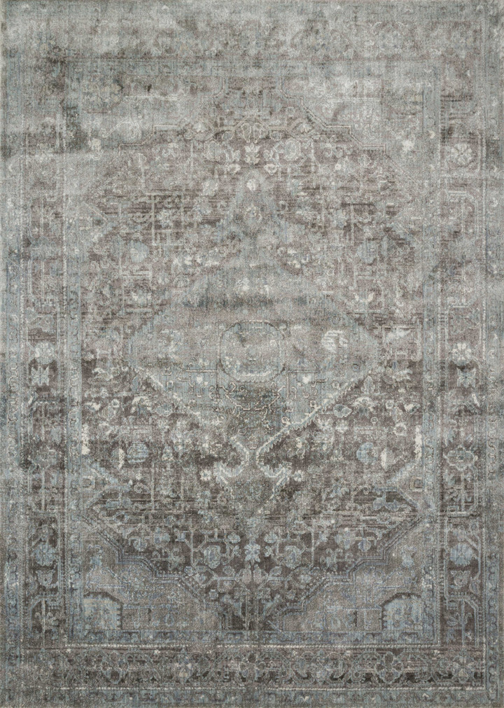 Loloi Anastasia Stone  Blue 18 x 18 Sample Rug
